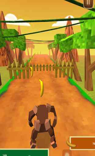Monkey Run & Jump - Action Kong's 3D Running Games Free 3