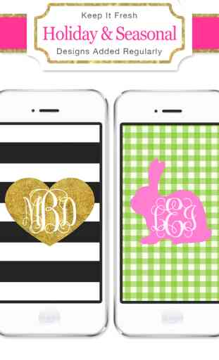 Monogram Lite - Wallpaper & Backgrounds Maker HD with Glitter themes free 2