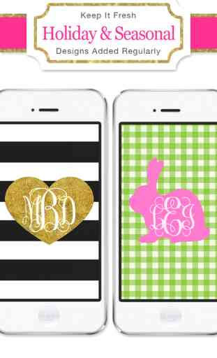 Monogram - Wallpaper & Backgrounds Maker HD DIY with Glitter Themes 2
