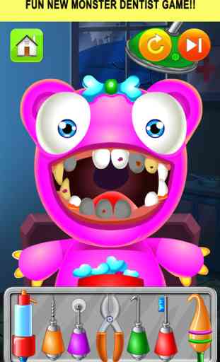 Monster Dentist Doctor Shave - Kid Games Free 1