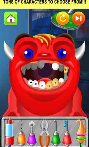 Monster Dentist Doctor Shave - Kid Games Free 3