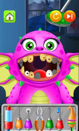 Monster Dentist Doctor Shave - Kid Games Free 4