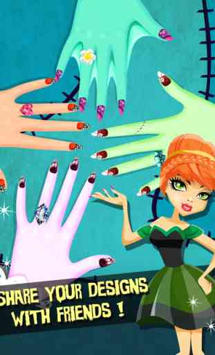 Monster Girl Nails Salon @ Polish Makeover School 3