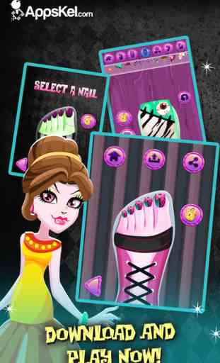 Monster Girl Toe Salon– The Nail Art Makeover Game 1