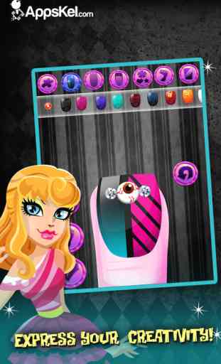 Monster Girl Toe Salon– The Nail Art Makeover Game 4