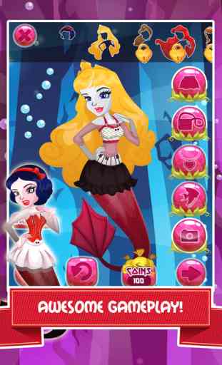 Monster Mermaid Dress-Up – Games for Girls Free 3