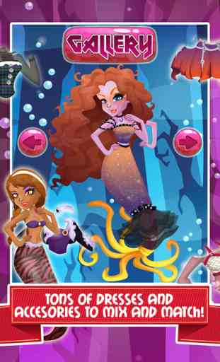 Monster Mermaid Dress-Up – Games for Girls Free 4