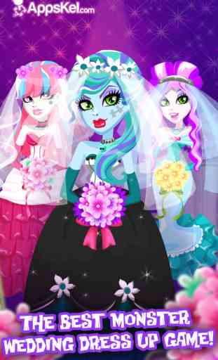Monster Wedding Dress Up: Bride Wishes Salon Games 1