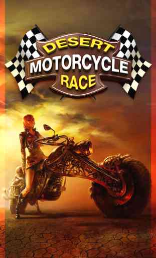 Motorcycle Desert Race Track: Best Super Fun 3D Simulator Bike Racing Game 1