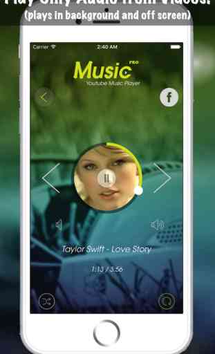 Music Pro Background Player for YouTube Video - Best YT Audio Converter and Song Playlist Editor 1