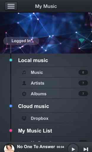 MusicDropNPlay Lite for Dropbox - Dropbox Music and Audio Streaming Player, Stream your Media from Dropbox Cloud 1