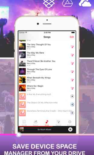 MusicLoad - Offline Mp3 Music Player & Free Songs Cache for cloud drives 3