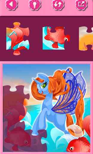 My Fairy Pony: Free Fun Kids Jigsaw Puzzle Games For My Little Girls & Toddler 3