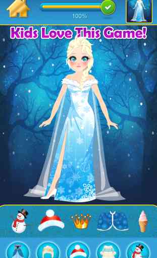My Pretty Little Snow Princess Copy & Draw Game - Virtual World of Royal Beauty BFF Dress Up Club Edition - Free App 1