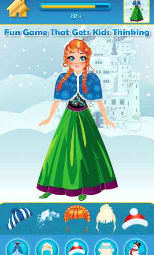 My Pretty Little Snow Princess Copy & Draw Game - Virtual World of Royal Beauty BFF Dress Up Club Edition - Free App 4