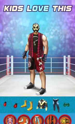 My World Champion Crazy Power Wrestlers Dress Up Club Game - Advert Free App 1