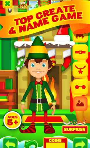 Name My Santas Amazing Little Helper North Pole Magic Builder Elf Design Game - Advert Free App 1