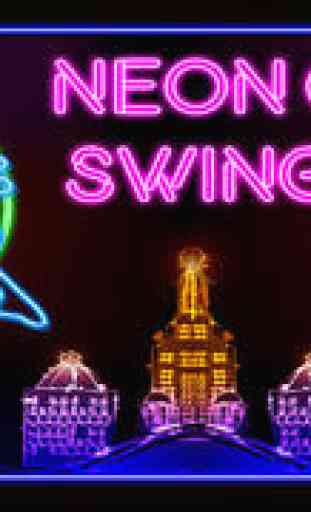Neon City Swing-ing: Super-fly Glow-ing Rag-Doll with a Rope 1