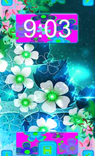 Neon Flower Wallpaper.s Collection – Glow.ing Background and Custom Lock Screen Themes 3