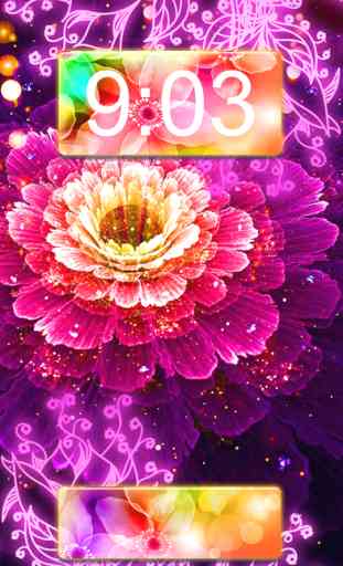 Neon Flower Wallpaper.s Collection – Glow.ing Background and Custom Lock Screen Themes 4
