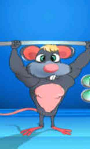 Mouse Body Building Chocolate Cookie Lift Free 4