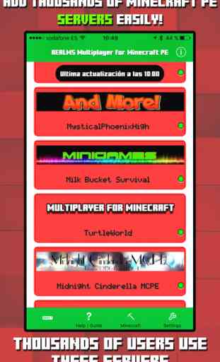 Multiplayer for Minecraft PE Server Pocket Edition 1