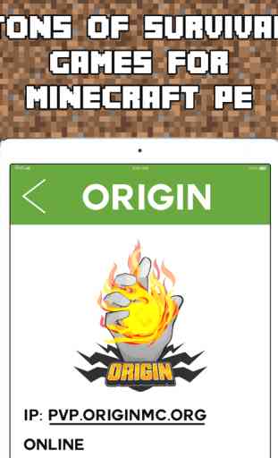 Multiplayer Survival Games for Minecraft Pocket Edition 4