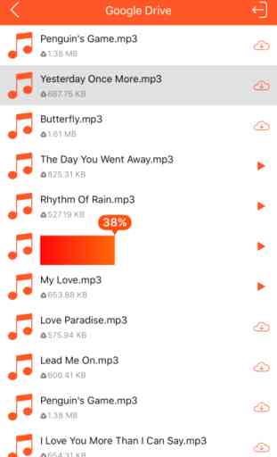 Music Cloud - Songs Player for GoogleDrive,Dropbox 1