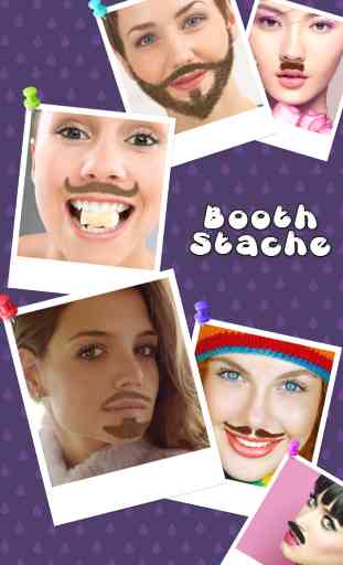 Mustache Booth HD Free - My Beard Mania App 2