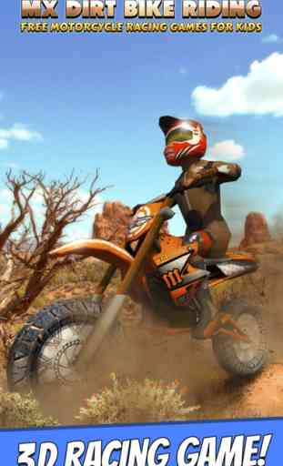 MX Dirt Bike Riding - Free Motorcycle Racing Games For Kids 1