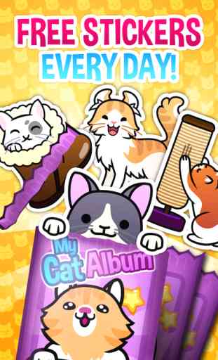 My Cat Album - Virtual Pet Sticker Book Game 2