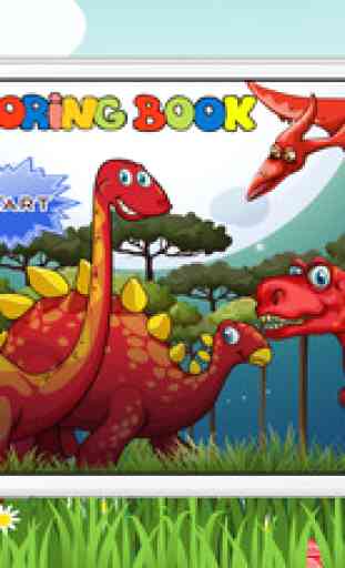 My Dinosaur Coloring Page for Preschool 1