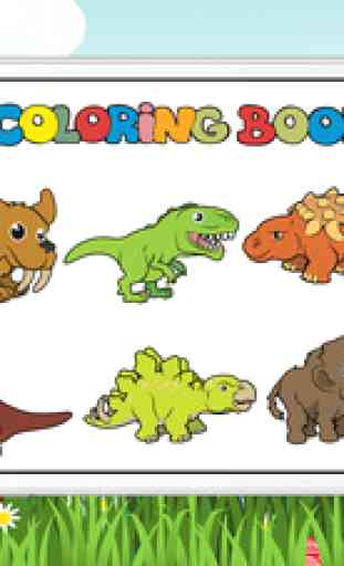 My Dinosaur Coloring Page for Preschool 2