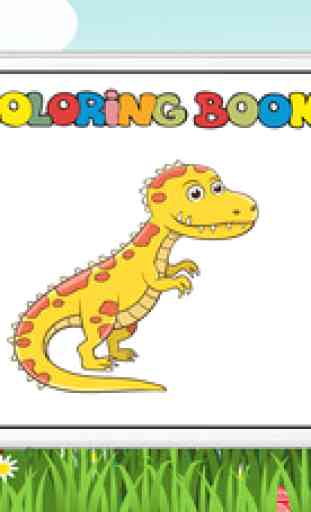My Dinosaur Coloring Page for Preschool 4