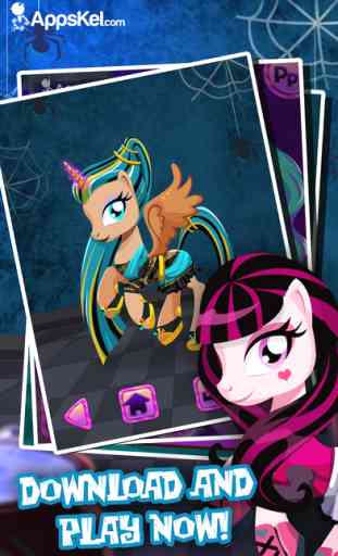 My Monster Pony Girls 2– Magic Dress Up Games Free 1