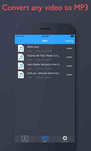 MyMP3 - Free MP3 Music Player & Convert Videos to MP3 2