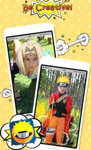 Naruto Edition Camera : Ninja Hair Fan Art Manga Sticker 1