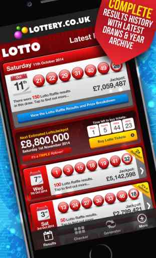 National Lottery Results 2