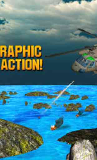 Navy Helicopter Gunship Warfare – WW2 Battlefield 2