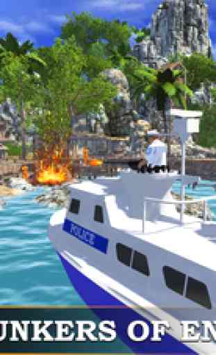 Navy Police Motor Boat Attack – Naval War game 4