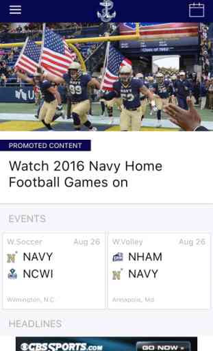 Navy Sports Gameday LIVE 2