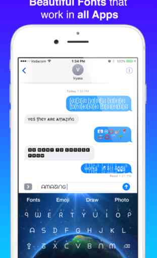 New Cool Fonts Keyboard with emoji font & themes 3