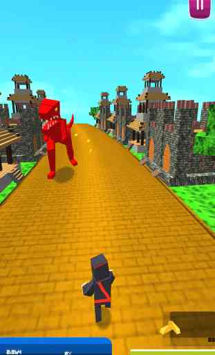 Ninja Run & Jump Mega 3D Kids Race - Super Mine Mini Games Stampede Free 2