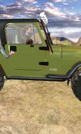 Offroad 4x4 Hill Flying Jeep - Fly  & Drive Jeep in Hill Environment 4