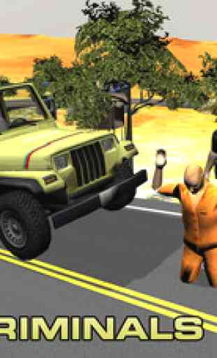 Offroad 4x4 Police Jeep – Chase & arrest robbers in this cop vehicle driving game 1