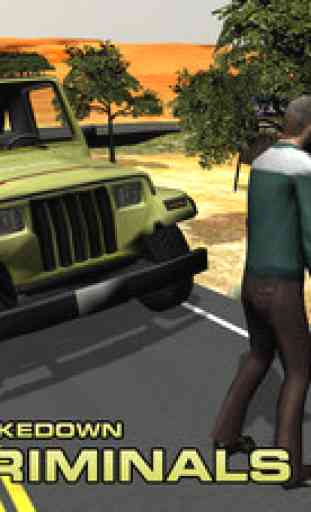 Offroad 4x4 Police Jeep – Chase & arrest robbers in this cop vehicle driving game 3