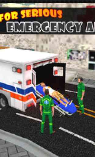 Offroad air ambulance duty simulator 2016- Best driving required for injured real paramedic help 4