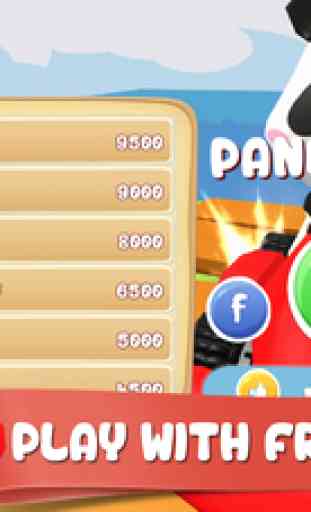 Panda Brakes: Cartoon of puppy racing and running downhill for kids game 1
