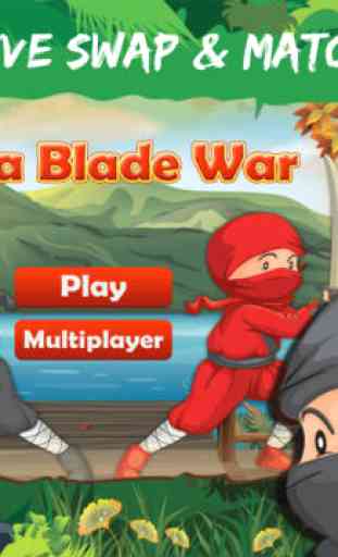 Ninja Blade War Free: Enjoyable Swapping and Popping Kiddie Game 4