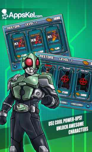Ninja Samurai Power Charge – Megaforce Troopers Games for Pro 3